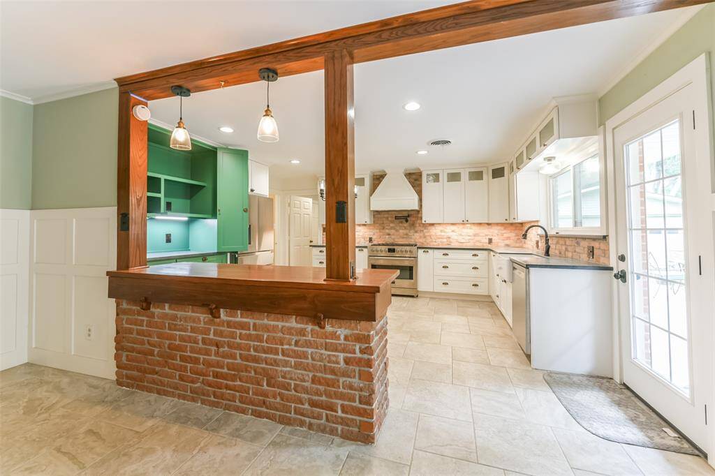 view kitchen from family room