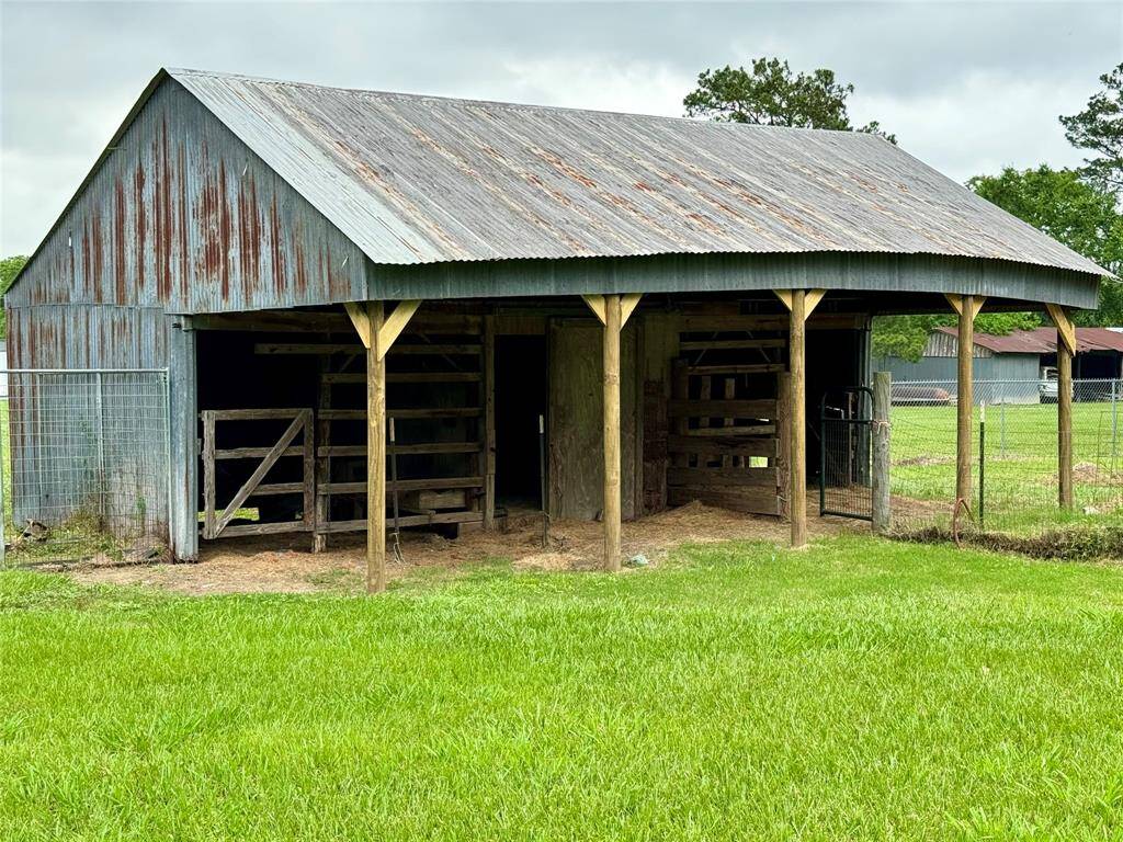 open barn for small farm animals