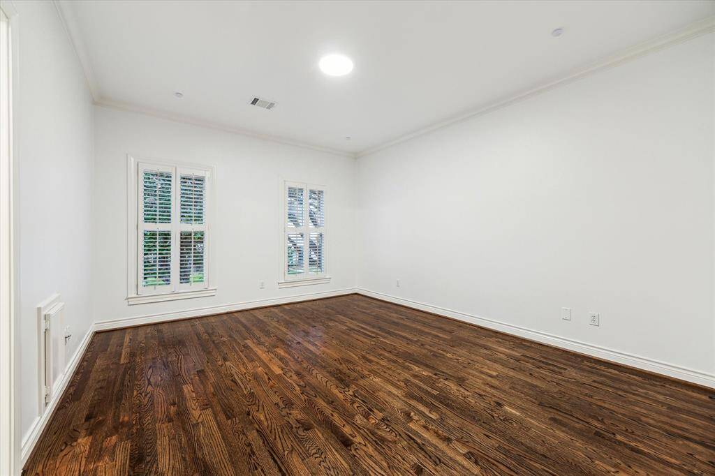 3rd Floor Bedroom:  Balcony views with amazing views & walk-in closet. Recent hardwood floors iinstalled.