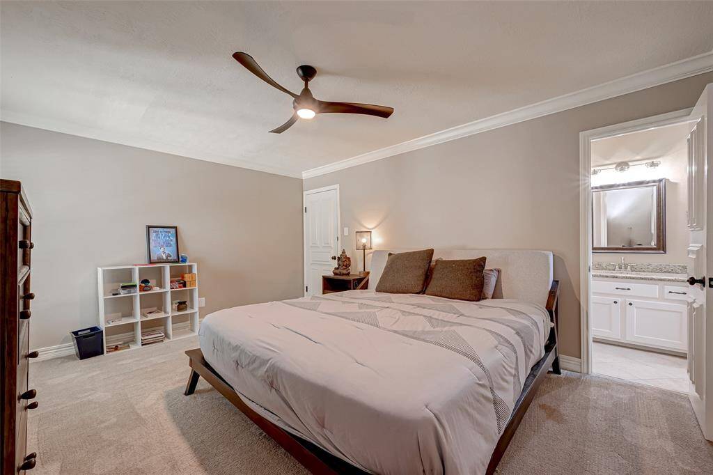 Bedroom #3 features a CONNECTING DOOR to Bathroom #3, providing direct and private access for the occupants.