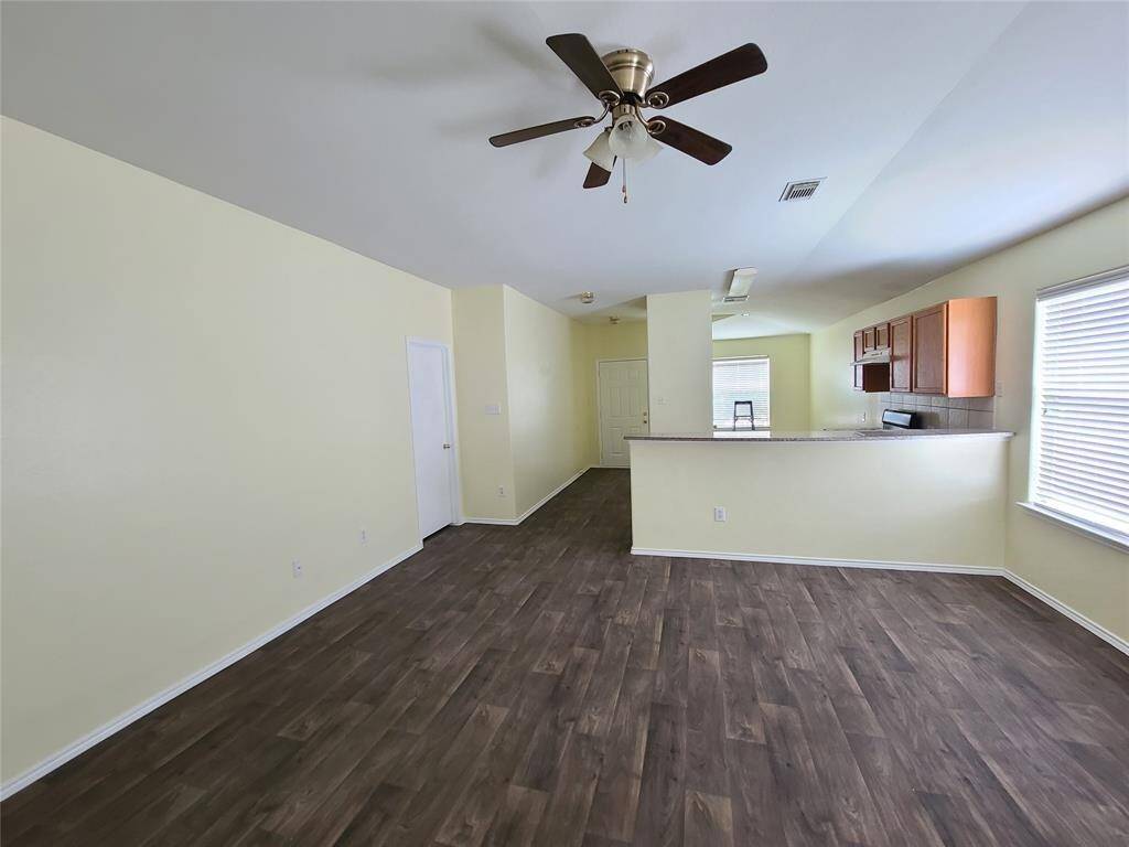 Living room facing the breakfast bar.
