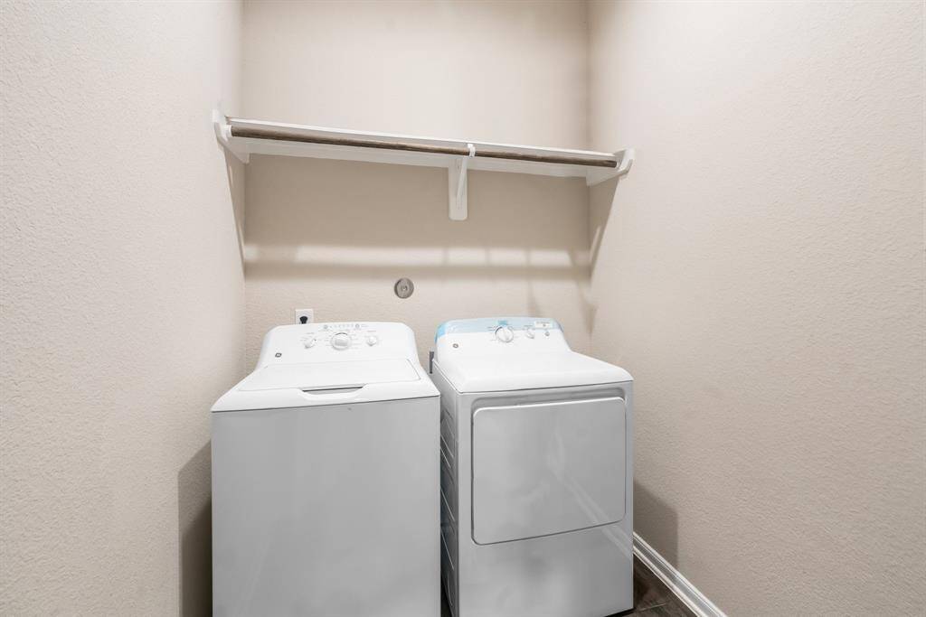 Utility room in the home located off of the kitchen on the 1st floor.