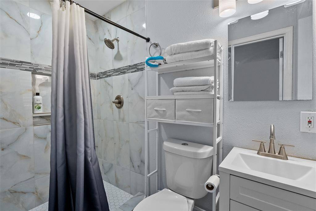 Updated Main Bath with Walk-in Shower