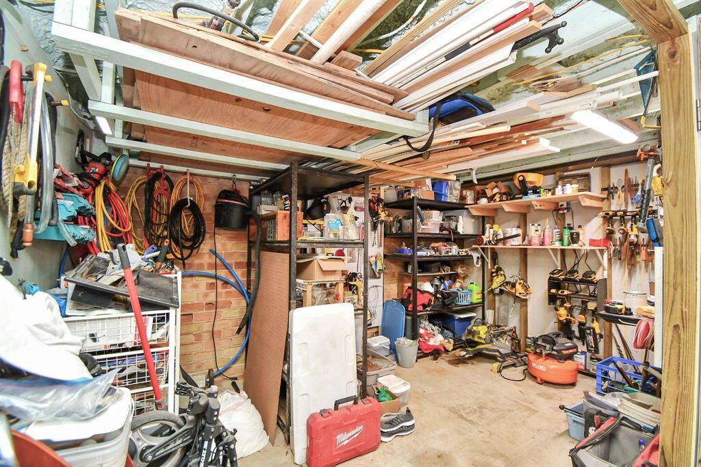 Storage Closet and Workshop area