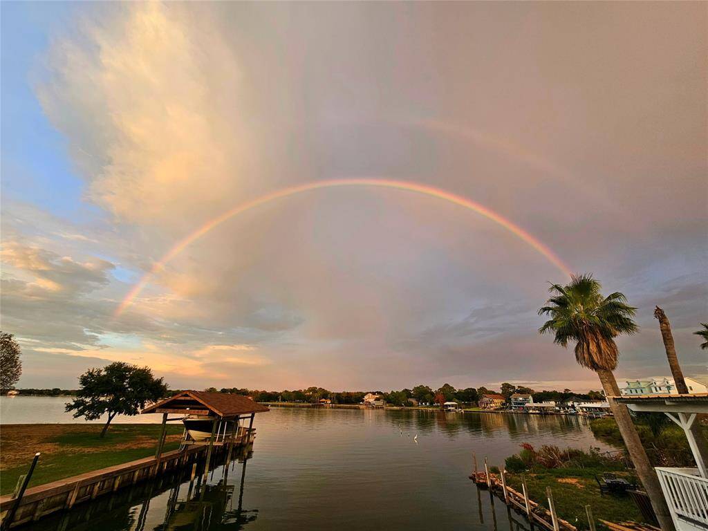 A beautiful rainbow view captured by the owner.
