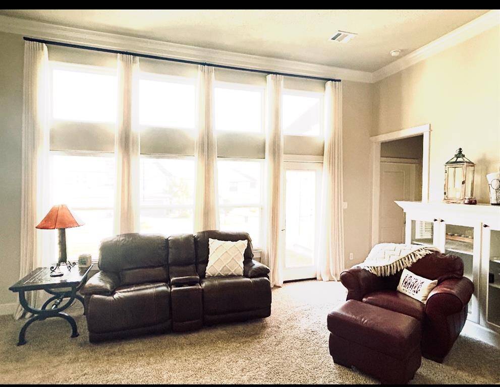 Light and bright living area.