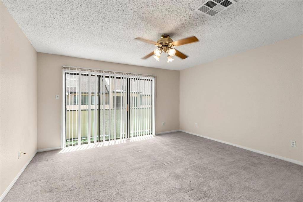 Bedroom #1 offers a nice terrace through the sliding glass doors.