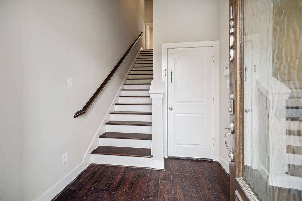 Welcome home! This foyer welcomes guests to your home, and also has access to the garage and first floor bedroom ensuite
