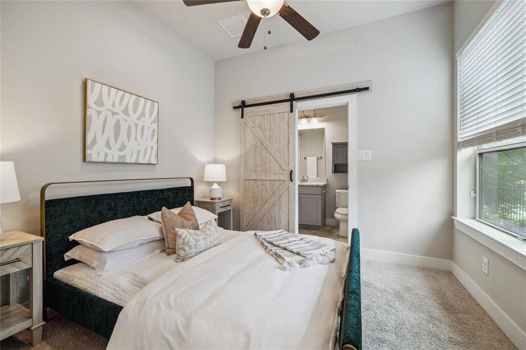 The perfect space for guests or a home office, this first floor ensuite bedroom is spacious and private! *Home furnishings may differ*