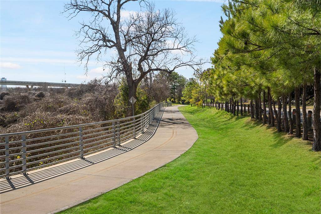Get your steps in as you walk along the White Oak Bayou Trail!