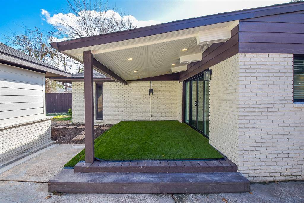 Enjoy seamless entertaining on the spacious covered patio.