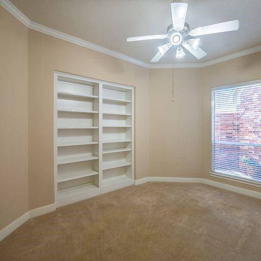 Formal Study built in shelving