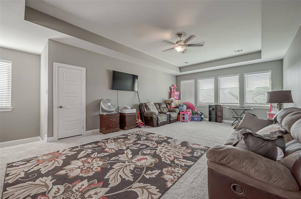 The door to the left leads to decked attic storage.