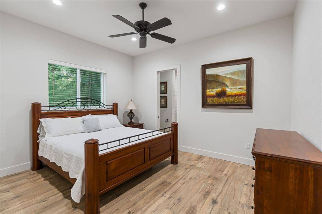 Step into the sanctuary of the  primary bedroom.
