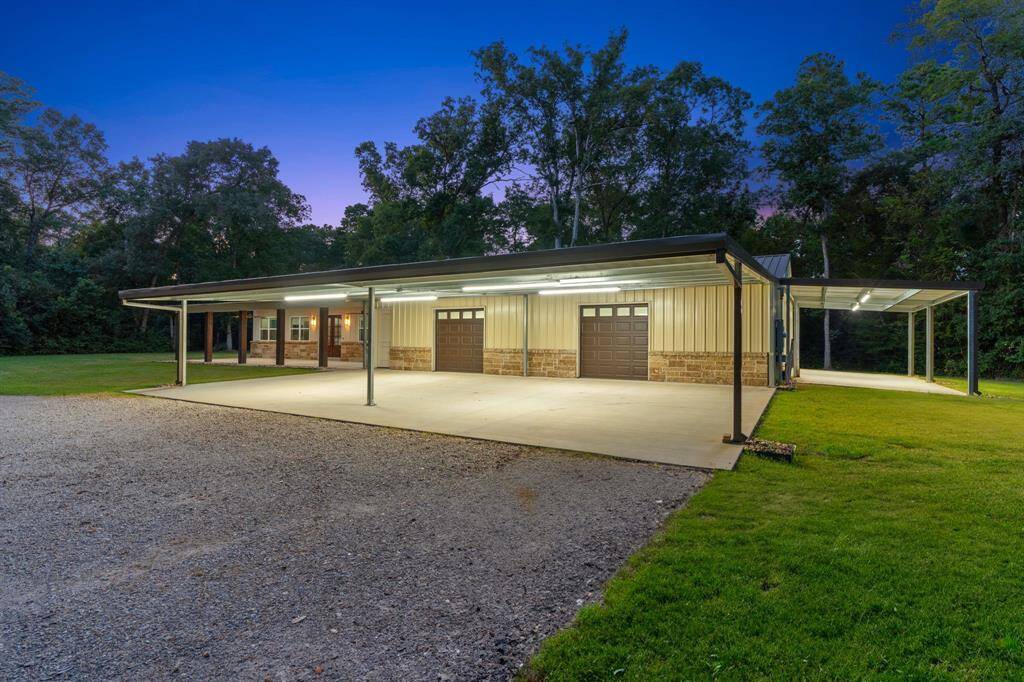 You can live in the custom barndominium while you build your dream home.