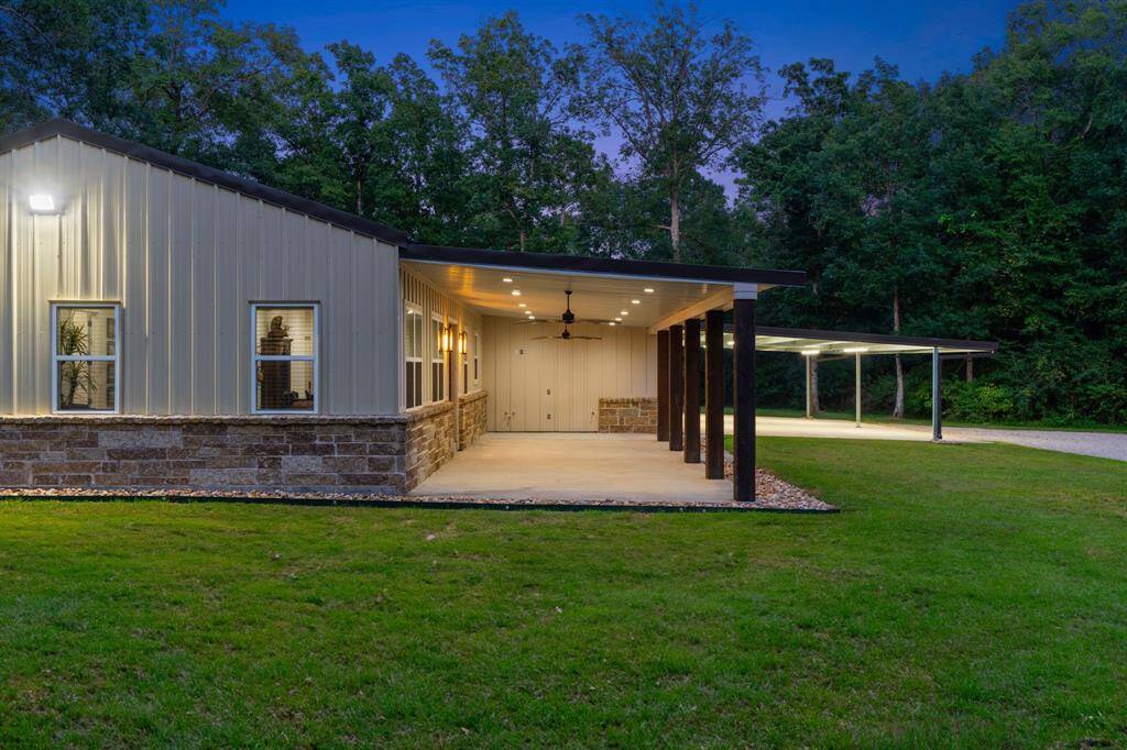 Enjoy an evening on the covered porch.
