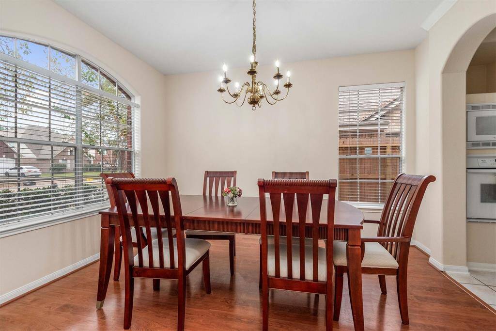 Formal dining room just off the foyer.