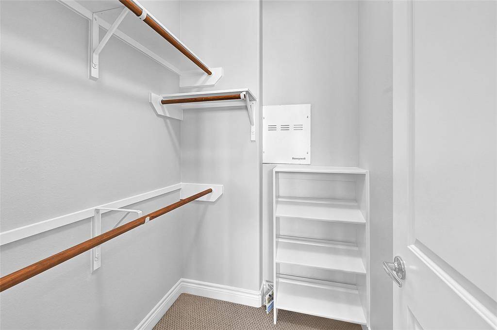 One of the primary bedroom closets.