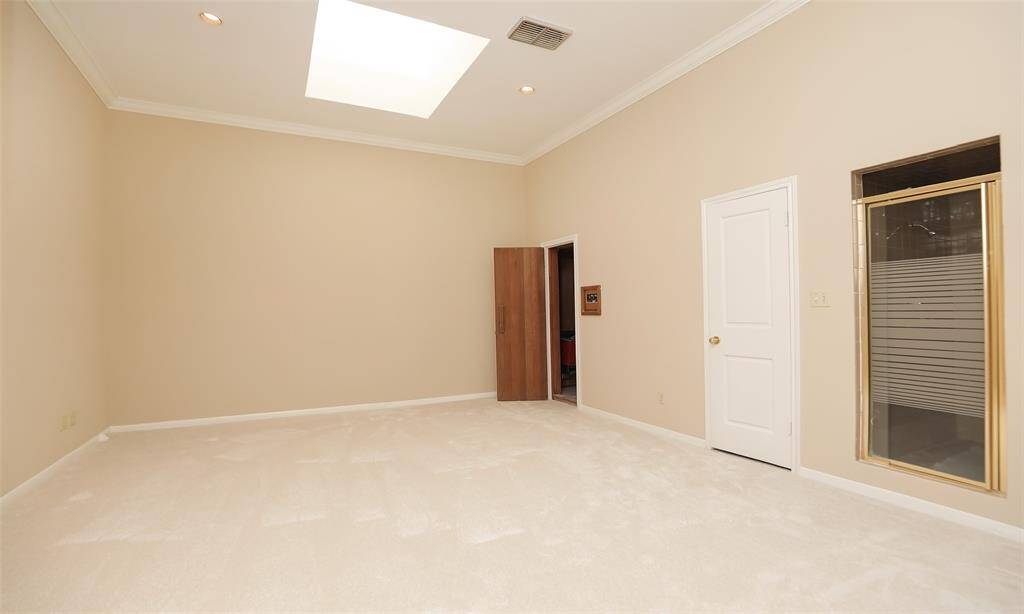 Primary shower/sauna area