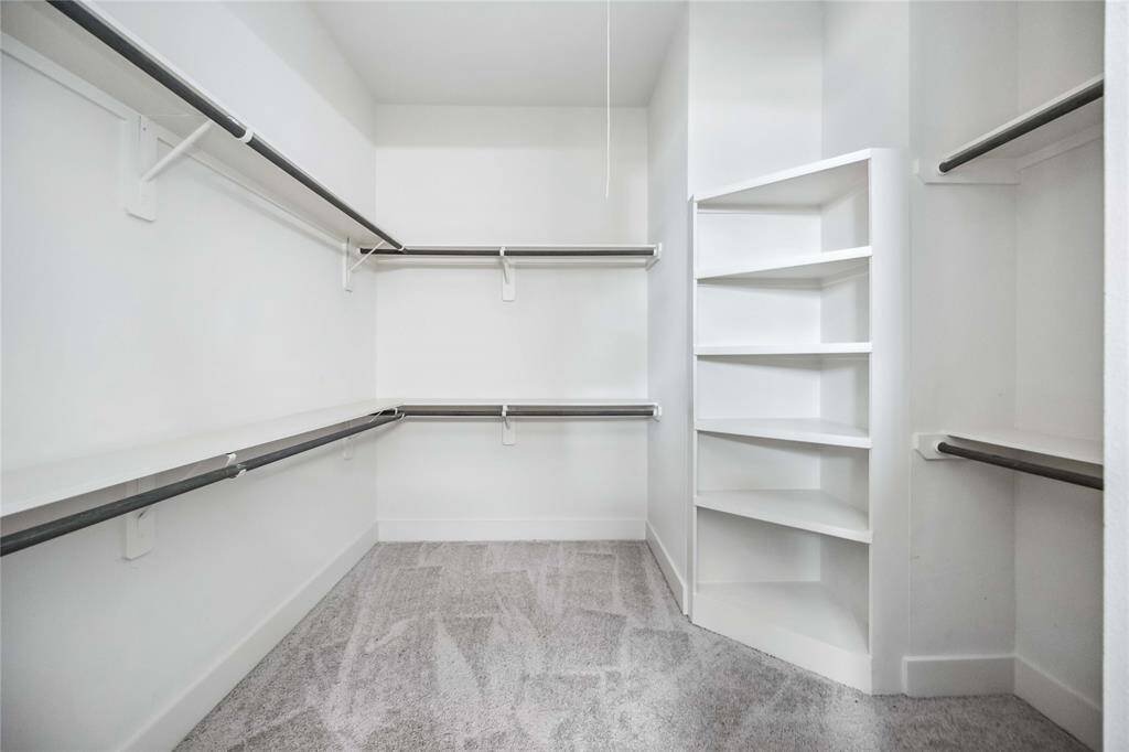 Primary closet