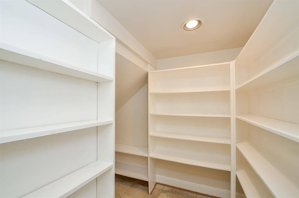 This extra large pantry gives you room for stocking up!