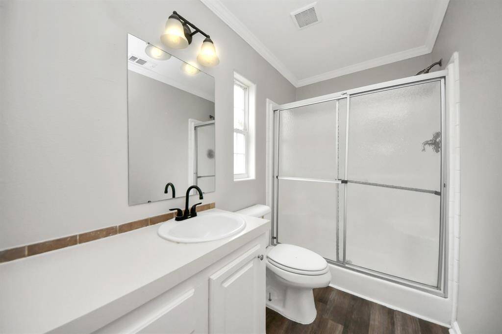 Primary bathroom.
