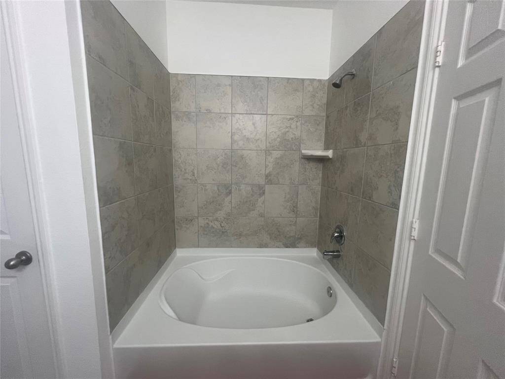 Primary bath combo tub and shower