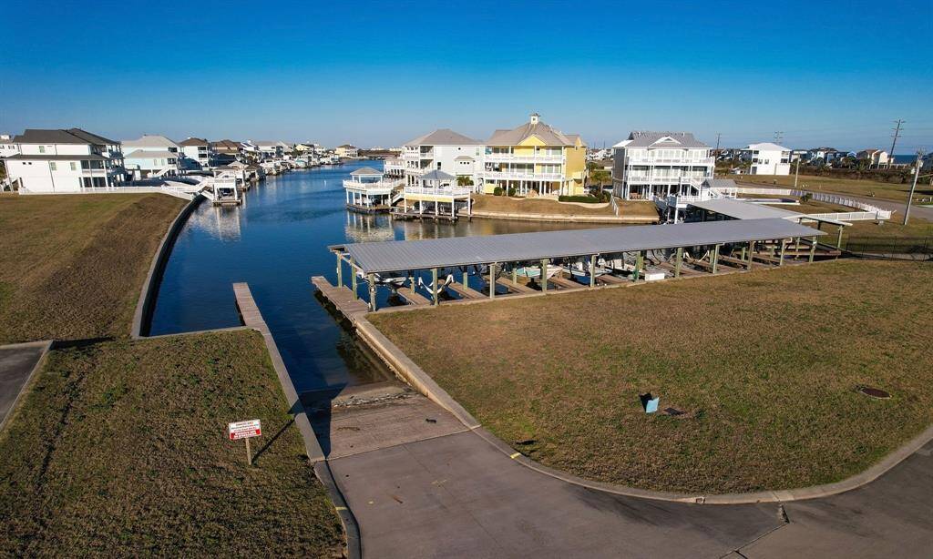 Community boat ramp.
