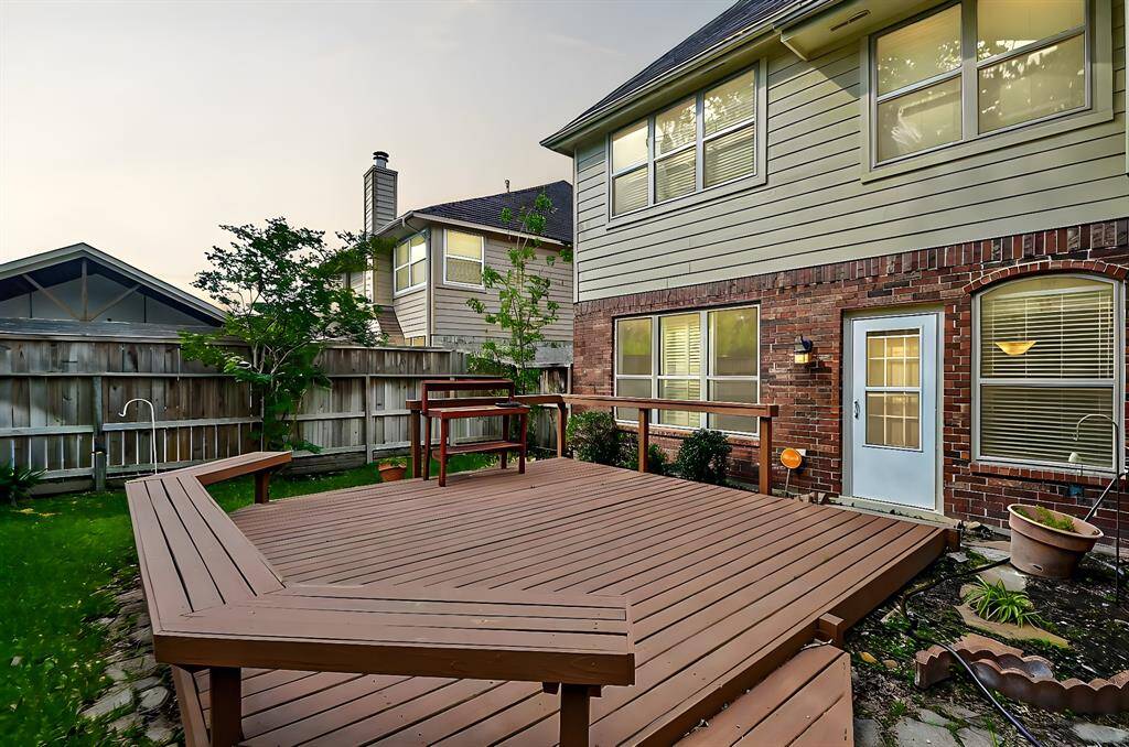 Backyard deck for those cookouts!