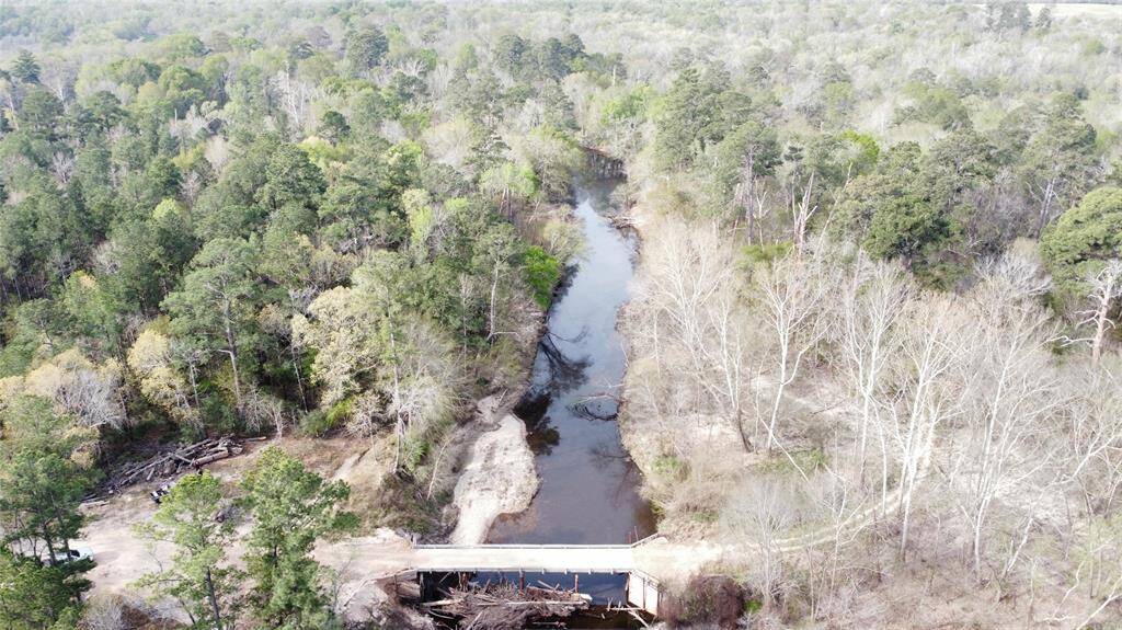 Aerial bridge over Whites Creek