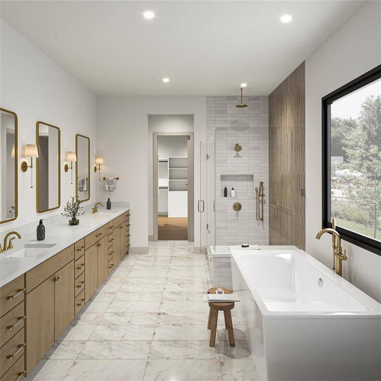 Representative rendering of the Primary Bedroom at 1341 Candlelight Lane.