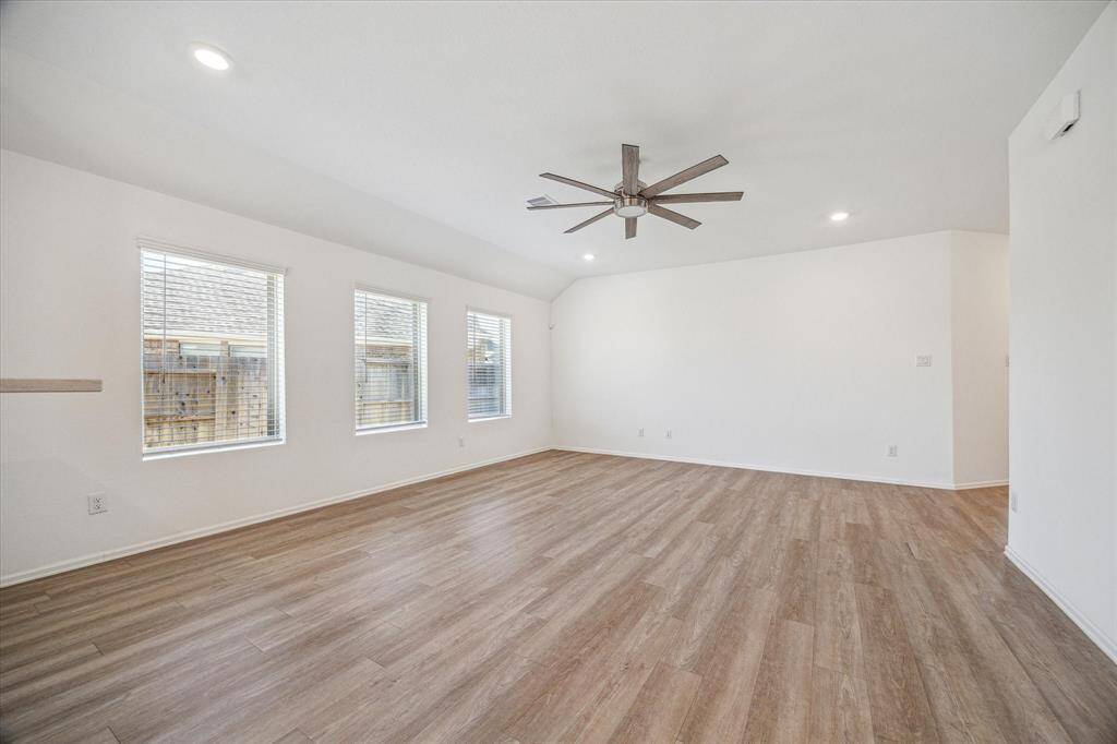 View of living area from kitchen