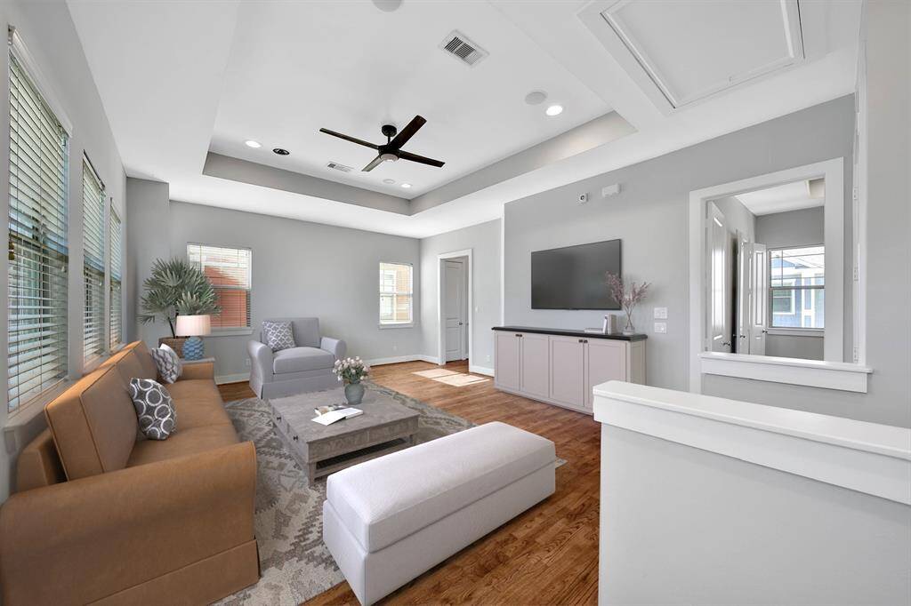 View of living room :4. Virtually staged.