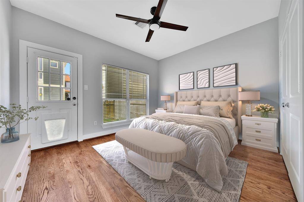 View of bedroom #2. Virtually staged.
