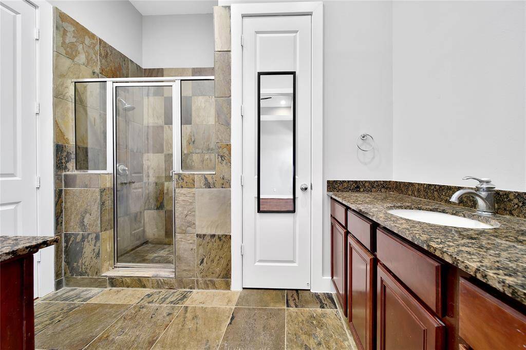 View of bathroom #1.