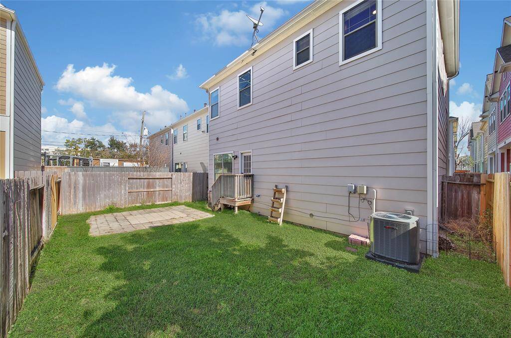 View of backyard.