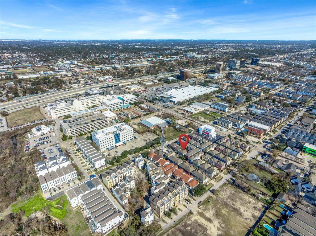 Arial view of home.