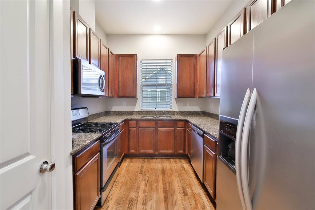 View of kitchen.