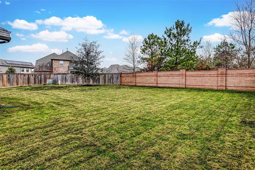 Backyard ideal for outdoor activities and gardening.