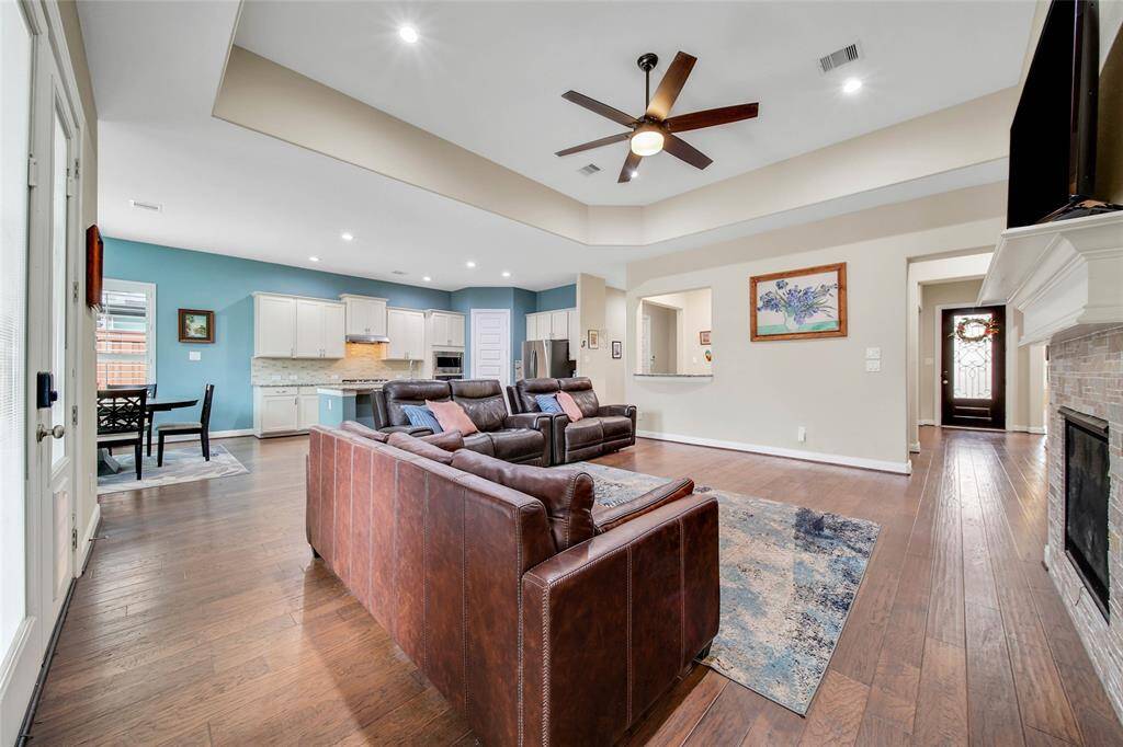 This space is light, bright, and open for easy family living and seamless entertaining.