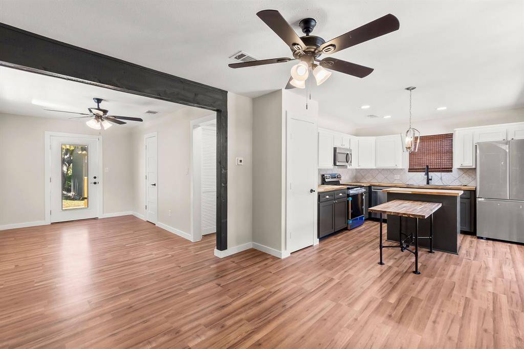 The home has updated doors throughout including the entrance and back door