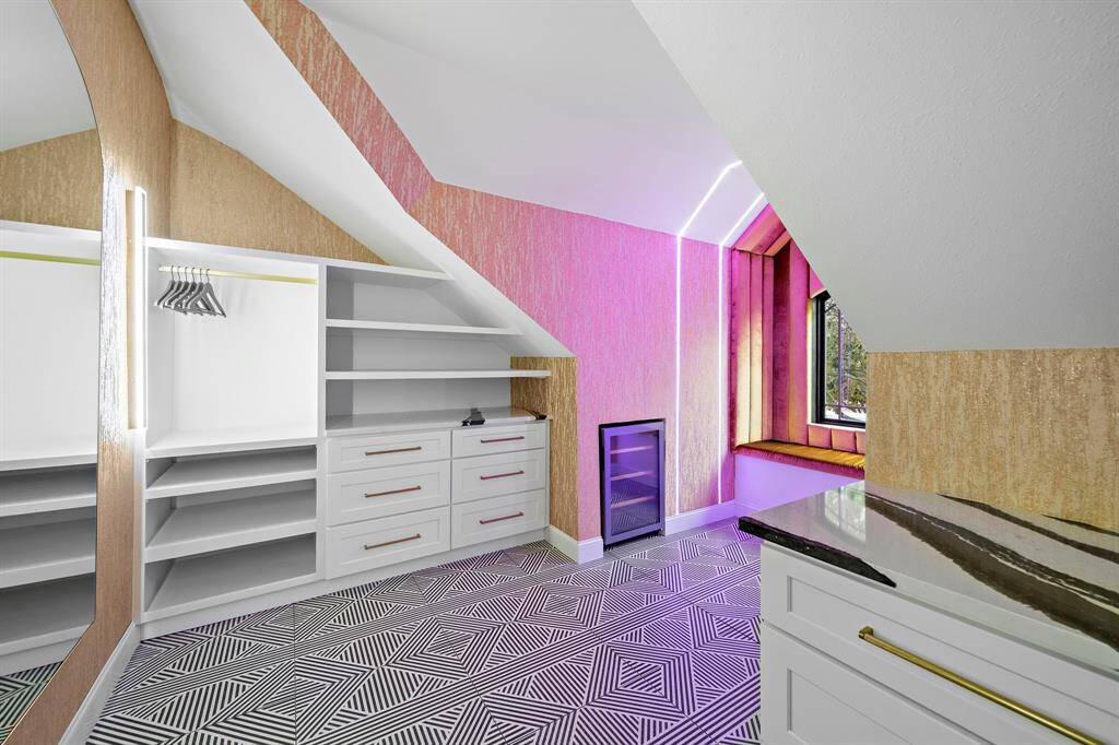 Something no other home offers, a secret LED-lit room.