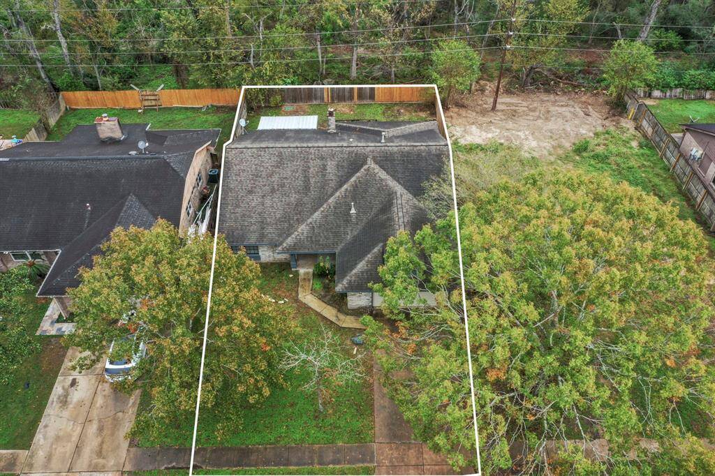 AERIAL VIEW OF HOME
