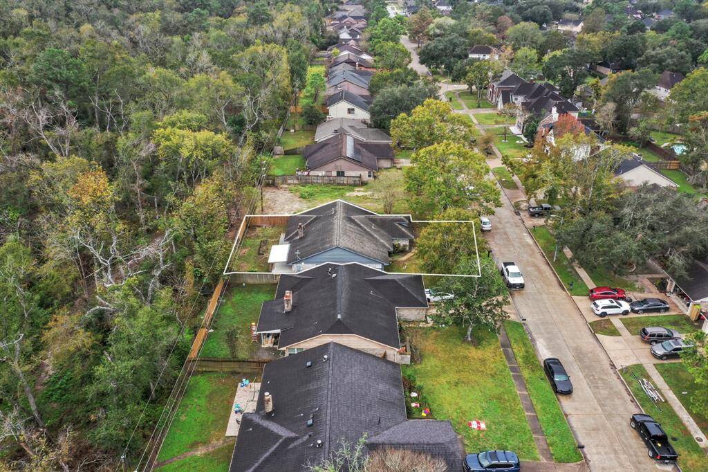 AERIAL VIEW OF HOME