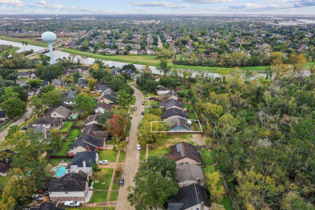 AERIAL VIEW OF HOME