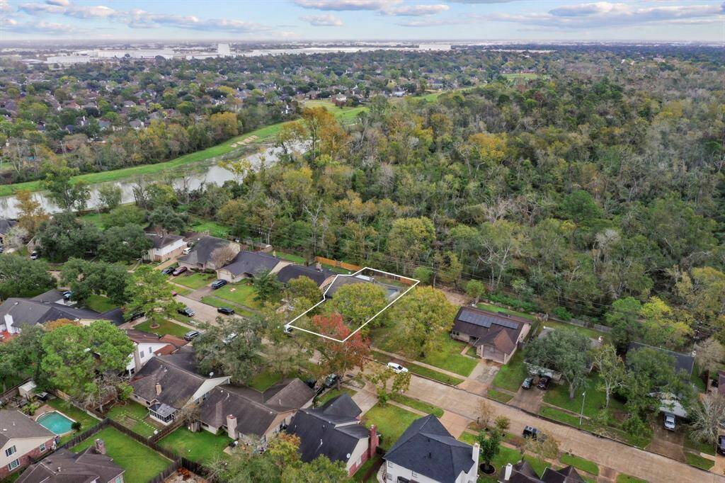 AERIAL VIEW OF HOME