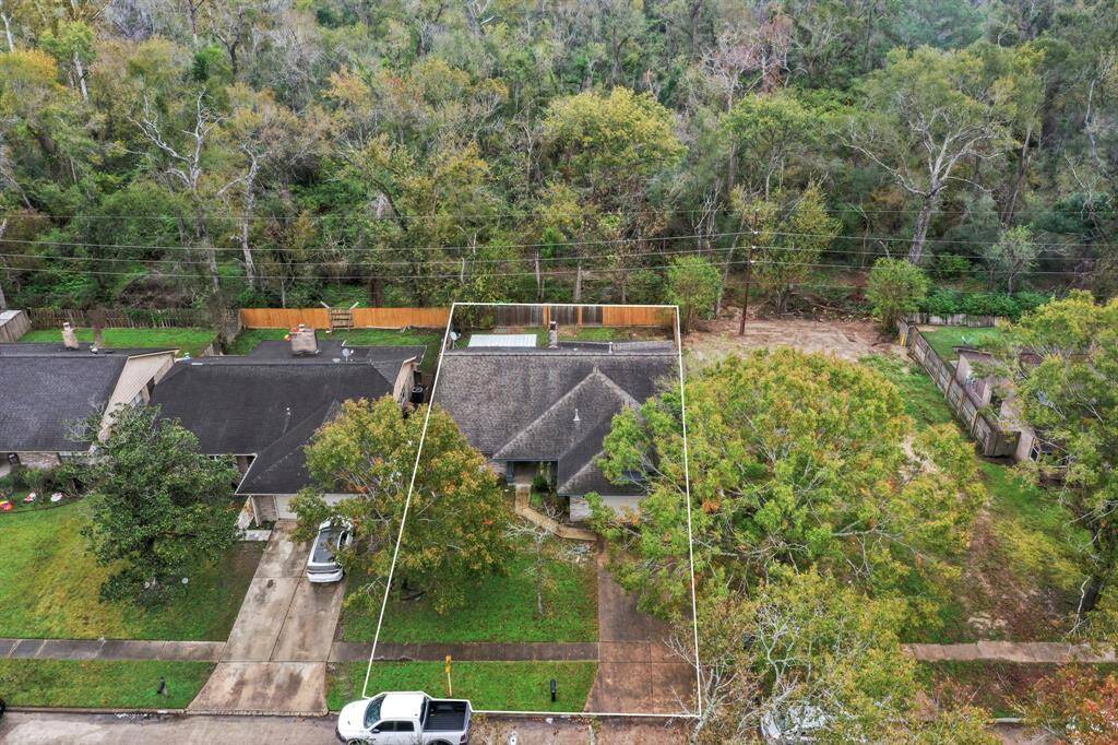 AERIAL VIEW OF HOME