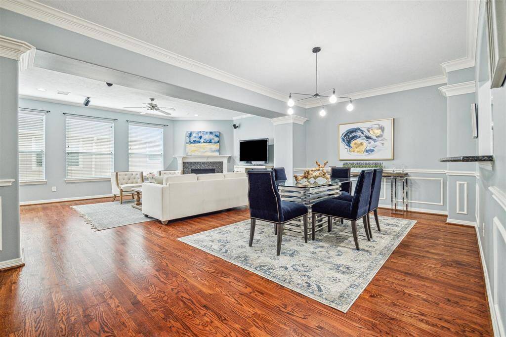 The perfect spot for hosting dinner parties or enjoying casual meals.