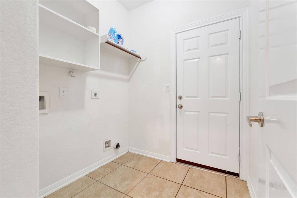 Large laundry area