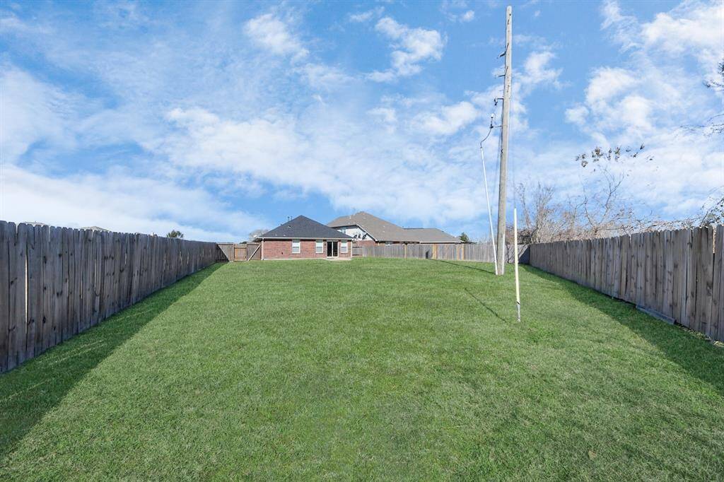 Another view of backyard